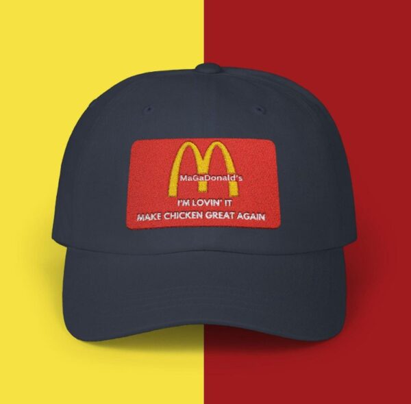 Trump Magadonald, Dark MAGA Make America Great Again Hat