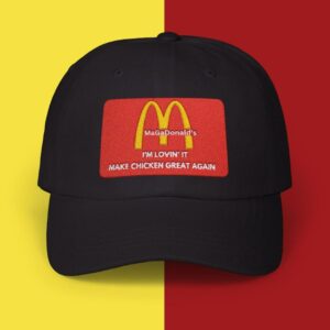 Trump Magadonald, Dark MAGA Make America Great Again Hat