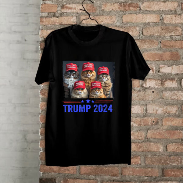 Trump Make Pets Safe Again Shirt, Trump Cats T-Shirt