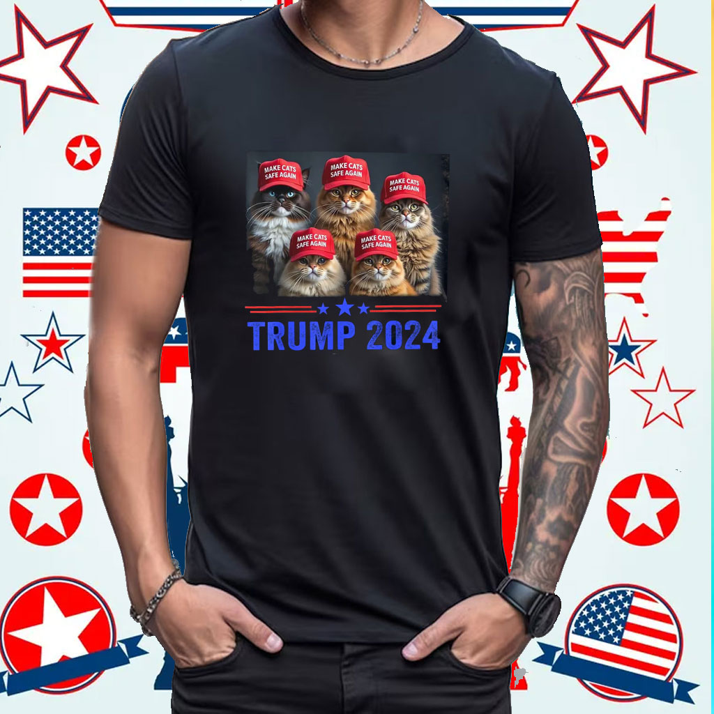 Trump Make Pets Safe Again Shirt, Trump Cats T-Shirt