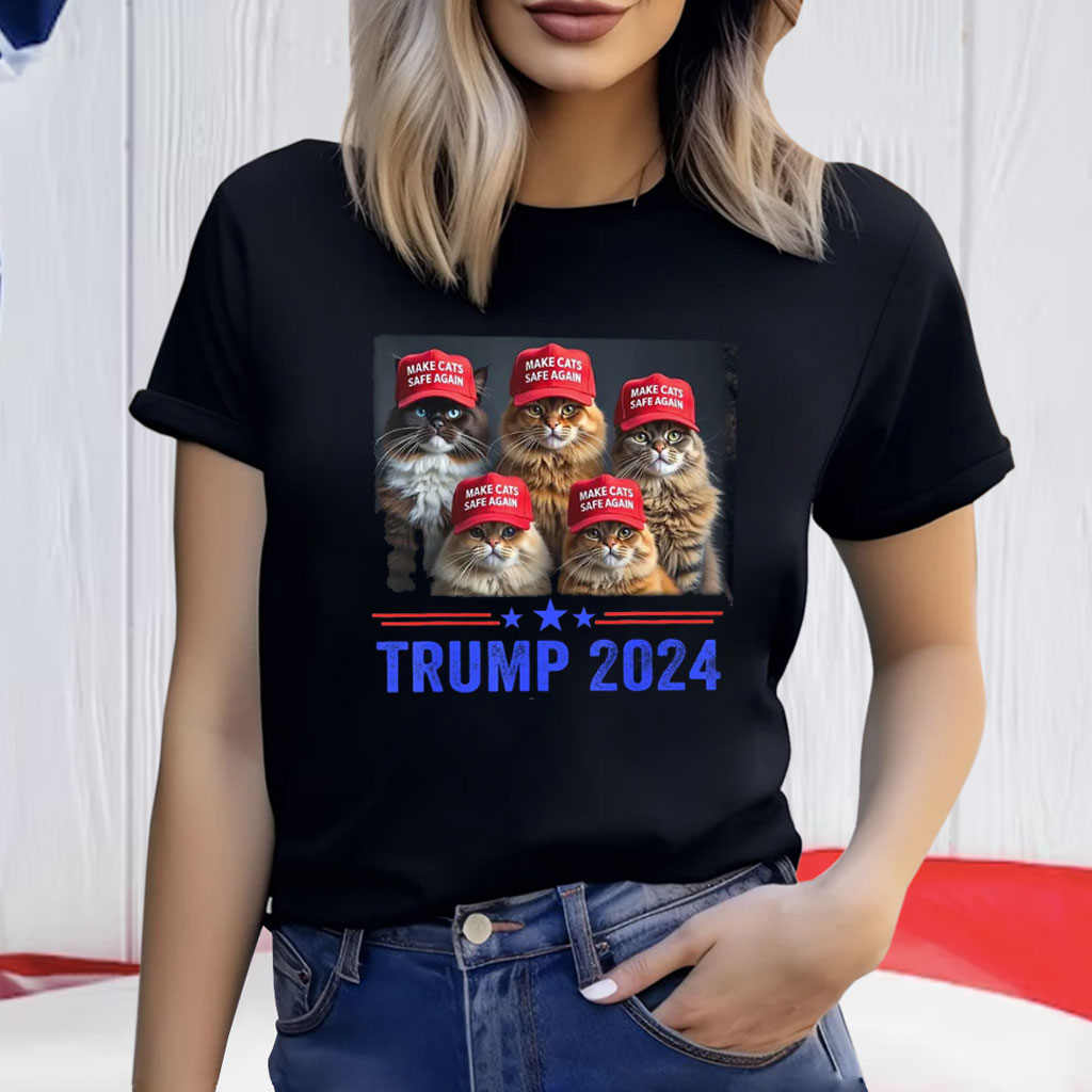 Trump Make Pets Safe Again Shirt, Trump Cats T-Shirt