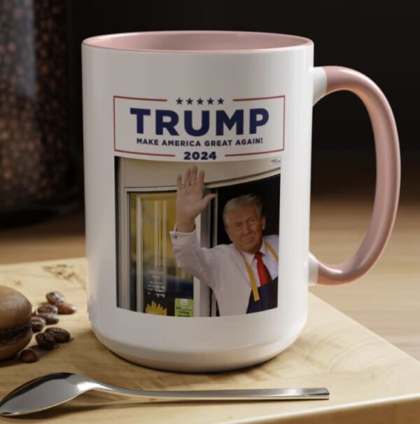 Trump McDonalds Mug, Donald Trump Mug