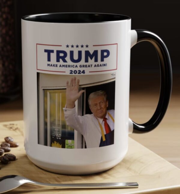 Trump McDonalds Mug, Donald Trump Mug
