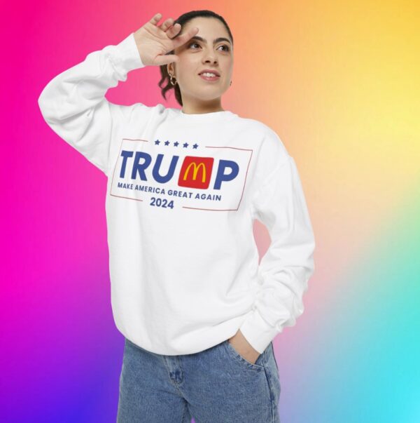 Trump McDonalds Sweatshirt, Make America Great Again