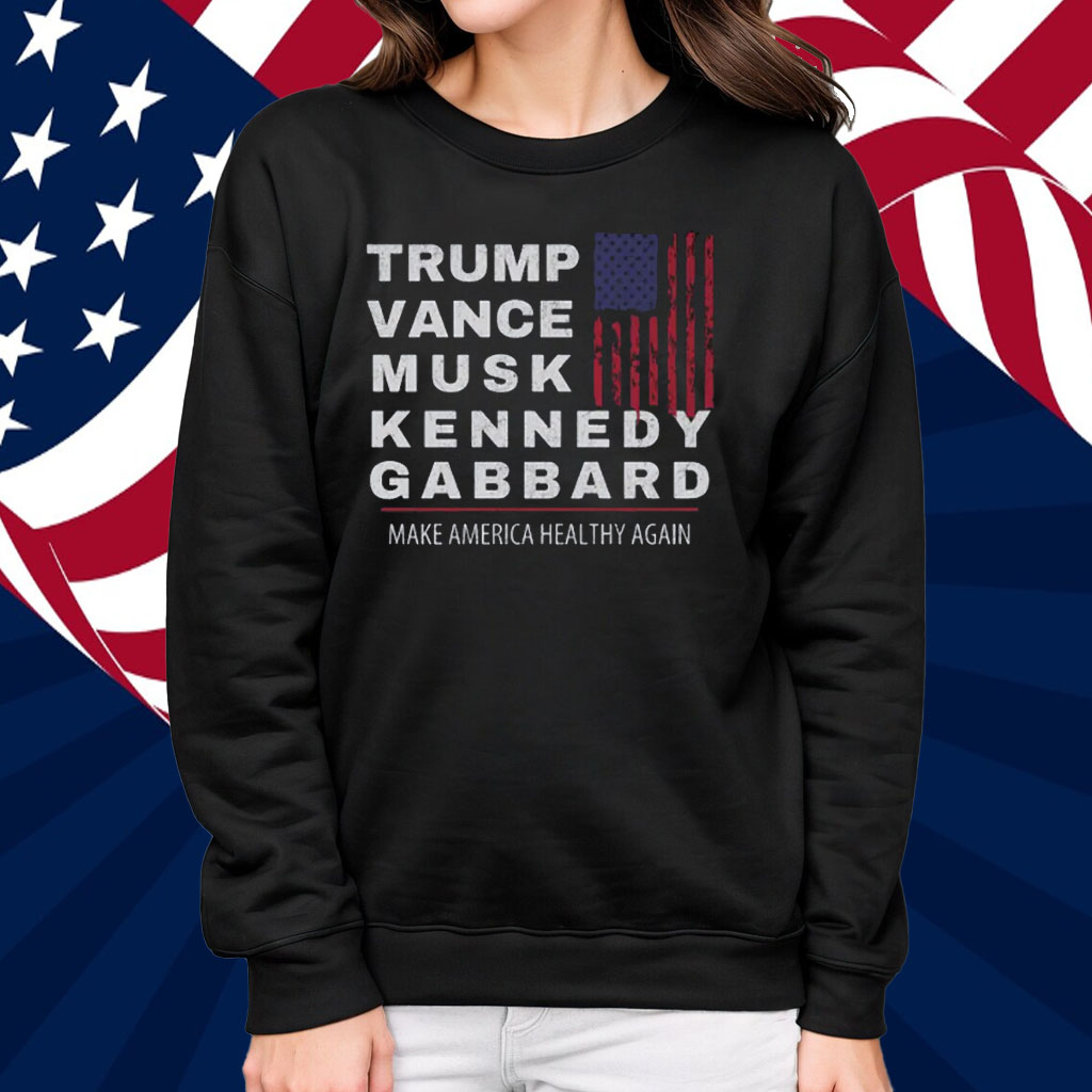 Trump RFK Kennedy Vance Musk Tulsi Gabbard 2024 Shirt