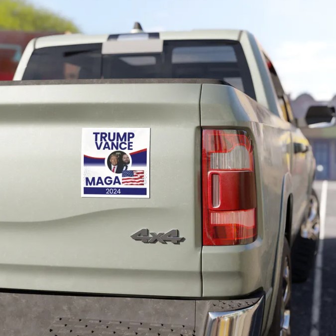 Trump Vance 2024 Car magnet Trump president elections 2024