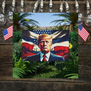 Trump Vance 2024 Plastic Yard Sign