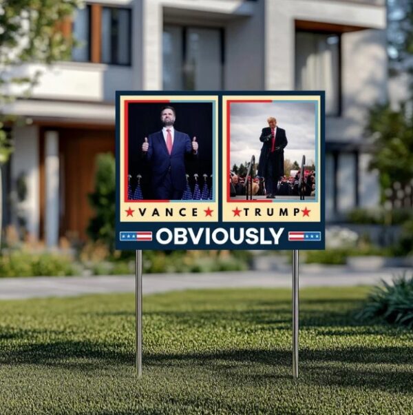 Trump Vance 2024 Yard Sign - Make America Great Again Yard Sign