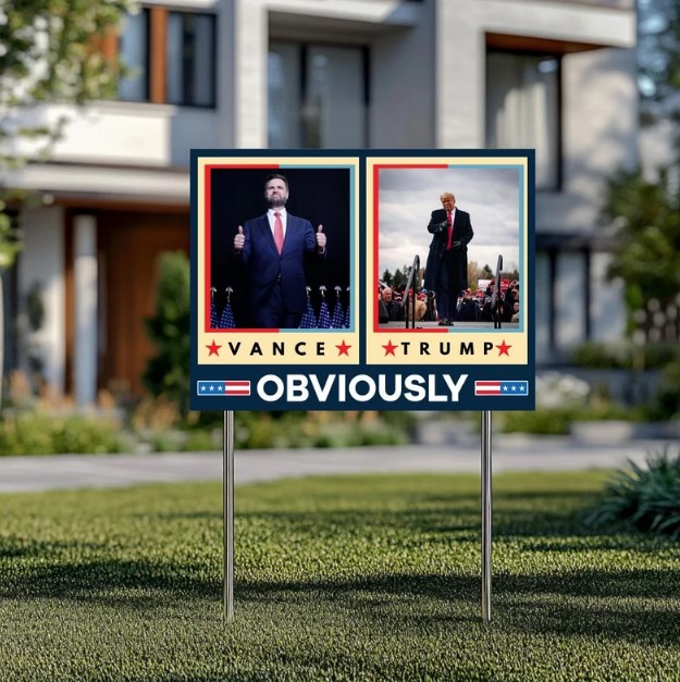 Trump Vance 2024 Yard Sign - Make America Great Again Yard Sign