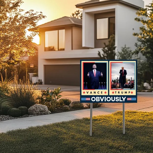 Trump Vance 2024 Yard Sign - Make America Great Again Yard Sign