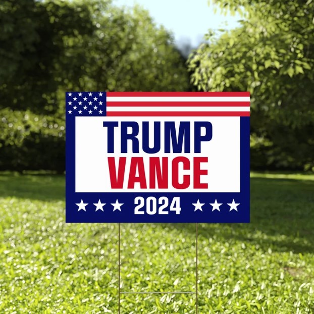 Trump Vance 2024 Yard Sign, Trump Vance Yard Sign