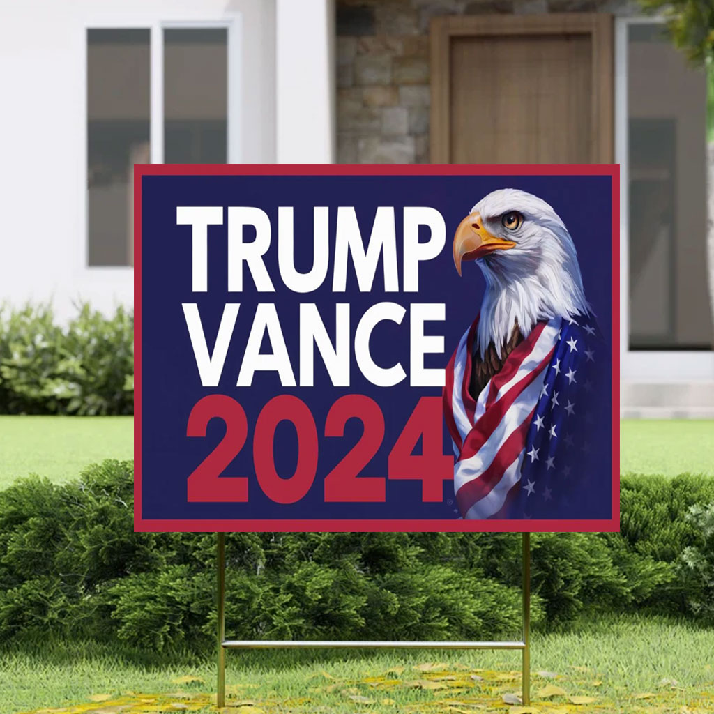 Trump Vance 2024 Yard Sign Trump for President