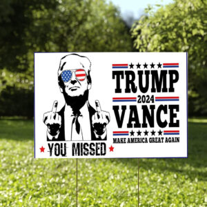 Trump Vance 2024 Yard Signs