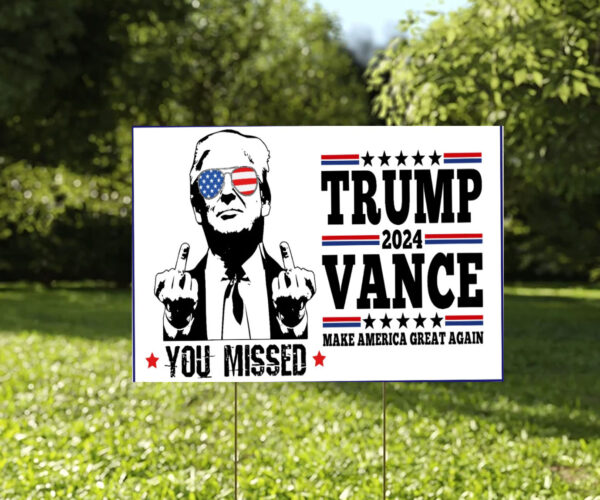 Trump Vance 2024 Yard Signs