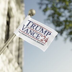 Trump Vance ’24 Not Friends With School Shooters Flag
