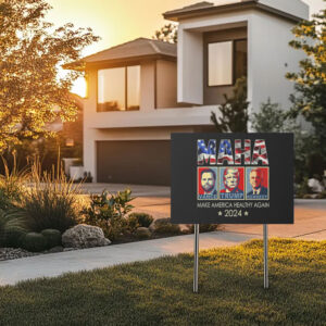 Trump Vance Kennedy 2024 Maha Make America Healthy Again Yard Sign