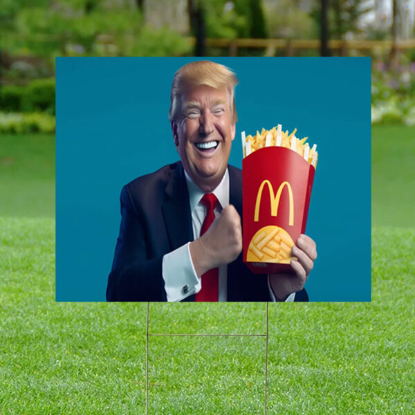 Trump Vance McDonald's Yard Sign