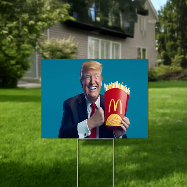 Trump Vance McDonald's Yard Sign