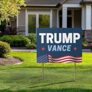 Trump Vance Presidential Election Yard Sign