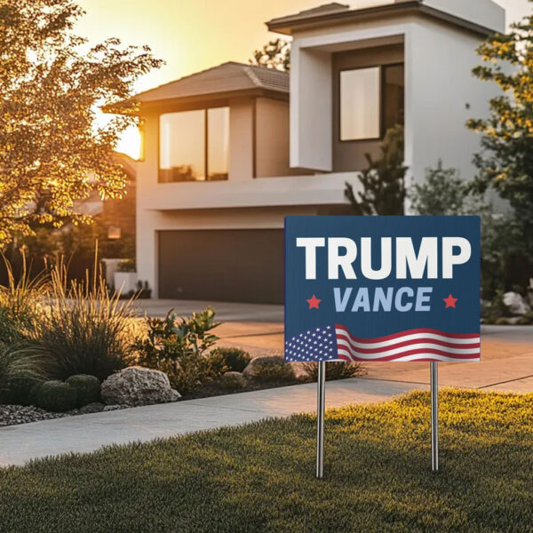 Trump Vance Presidential Election Yard Sign