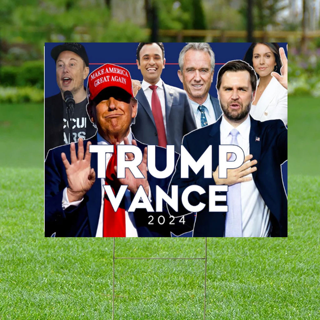 Trump Vance & Republican Campaign 2024 Yard Sign