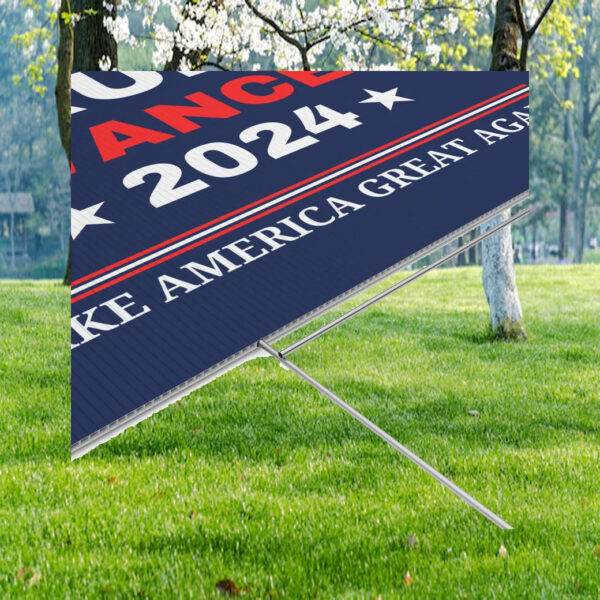 Trump Vance Sign, Republican Campaign Sign