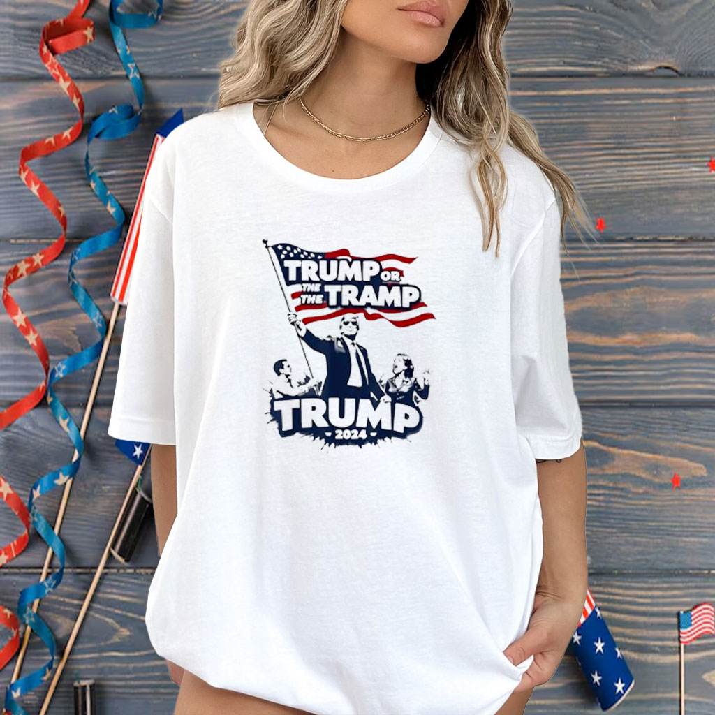 Trump or the Tramp 2024 Vote For Trump Vance Election Humor Shirt