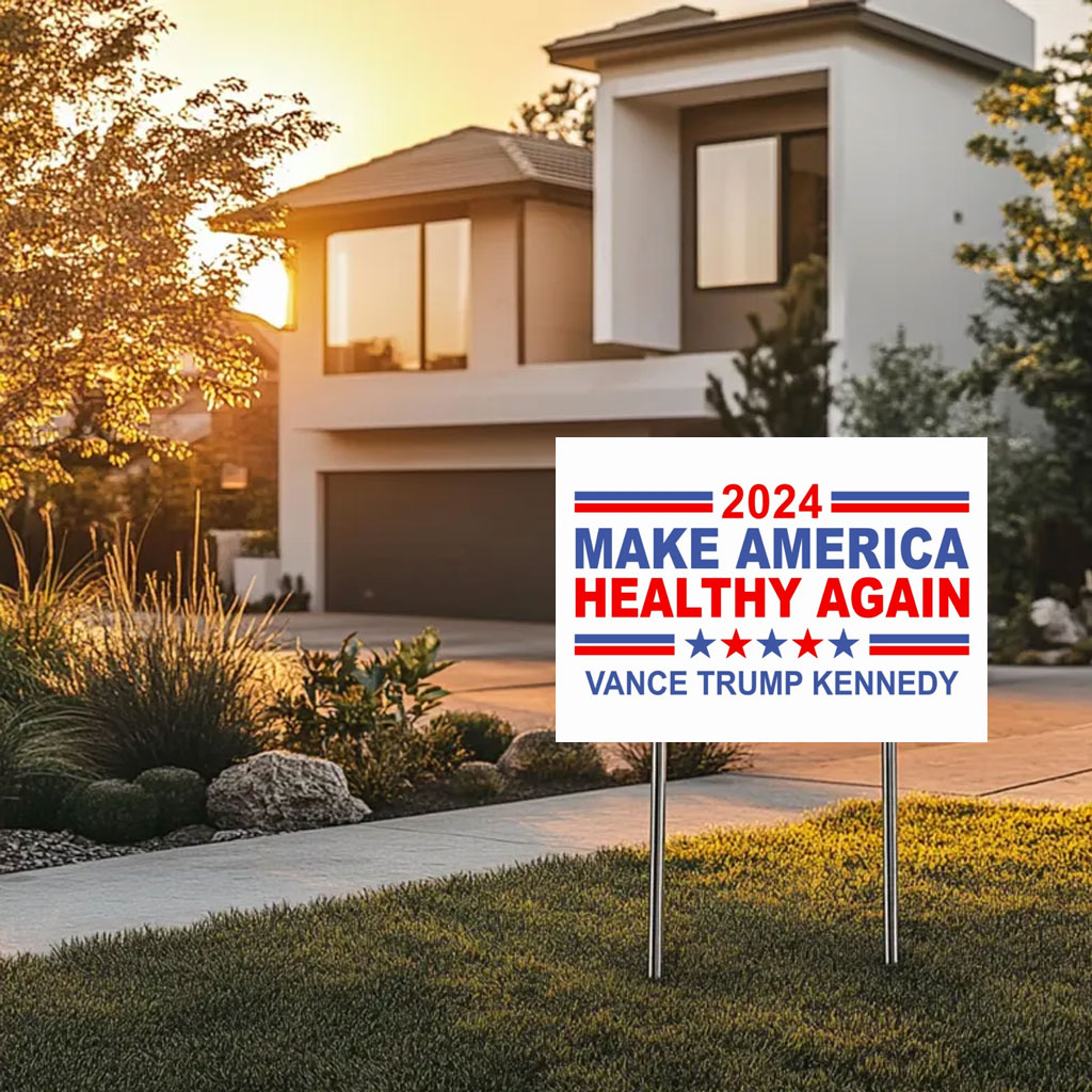 Trumpkin Fright Fright Fright - Trump Vance 2024 Yard Sign