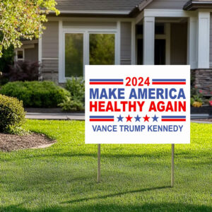Trumpkin Fright Fright Fright - Trump Vance 2024 Yard Sign