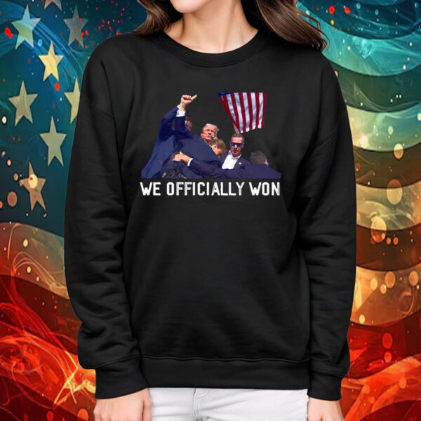 We Officially Won Trump 2024 Shirt