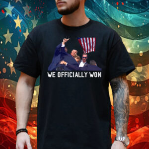 We Officially Won Trump 2024 Shirt
