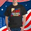 2024 All Aboard The Trump Train American Flag T-Shirt