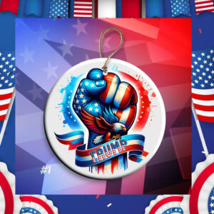 2024 Election Ceramic Ornament Trump & Vance Campaign Commemorative Keepsake