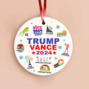 2024 Year in Review Christmas Ornament