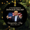 47th President Donald Trump Inauguration Day Ornament
