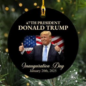 47th President Donald Trump Inauguration Day Ornament
