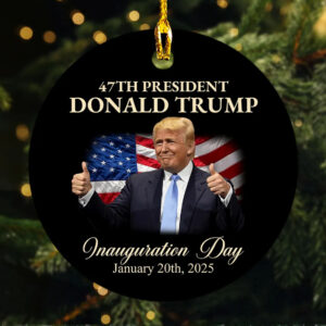 47th President Donald Trump Inauguration Day Ornament