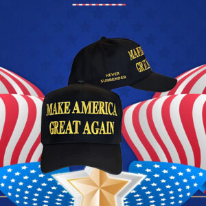 Black Gold Dark MAGA Hat