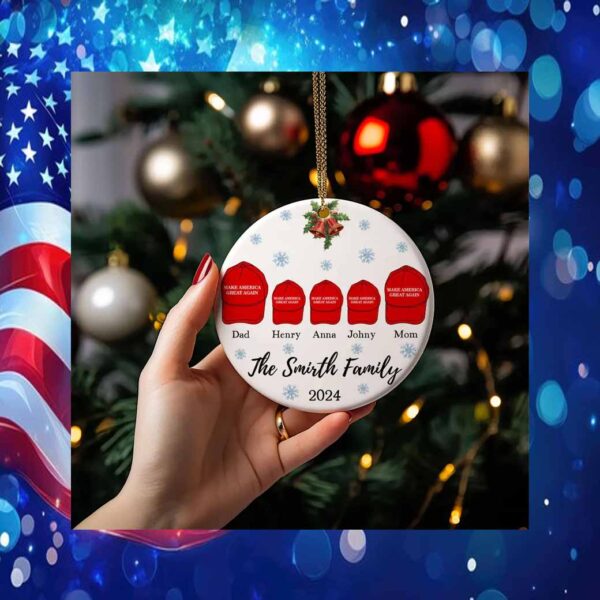 Christmas Trump Family Ornament