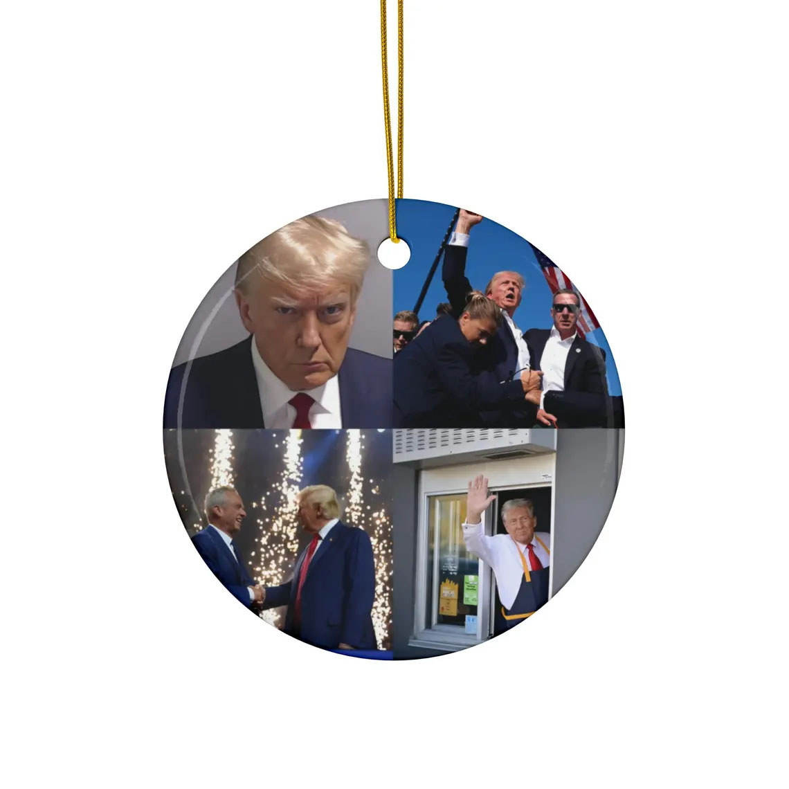 Christmas trump Ornament