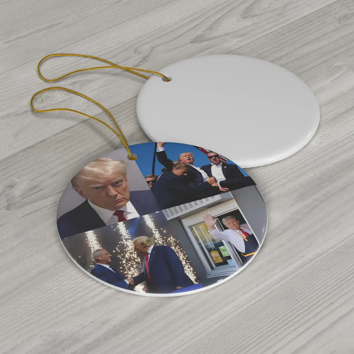 Christmas trump Ornament