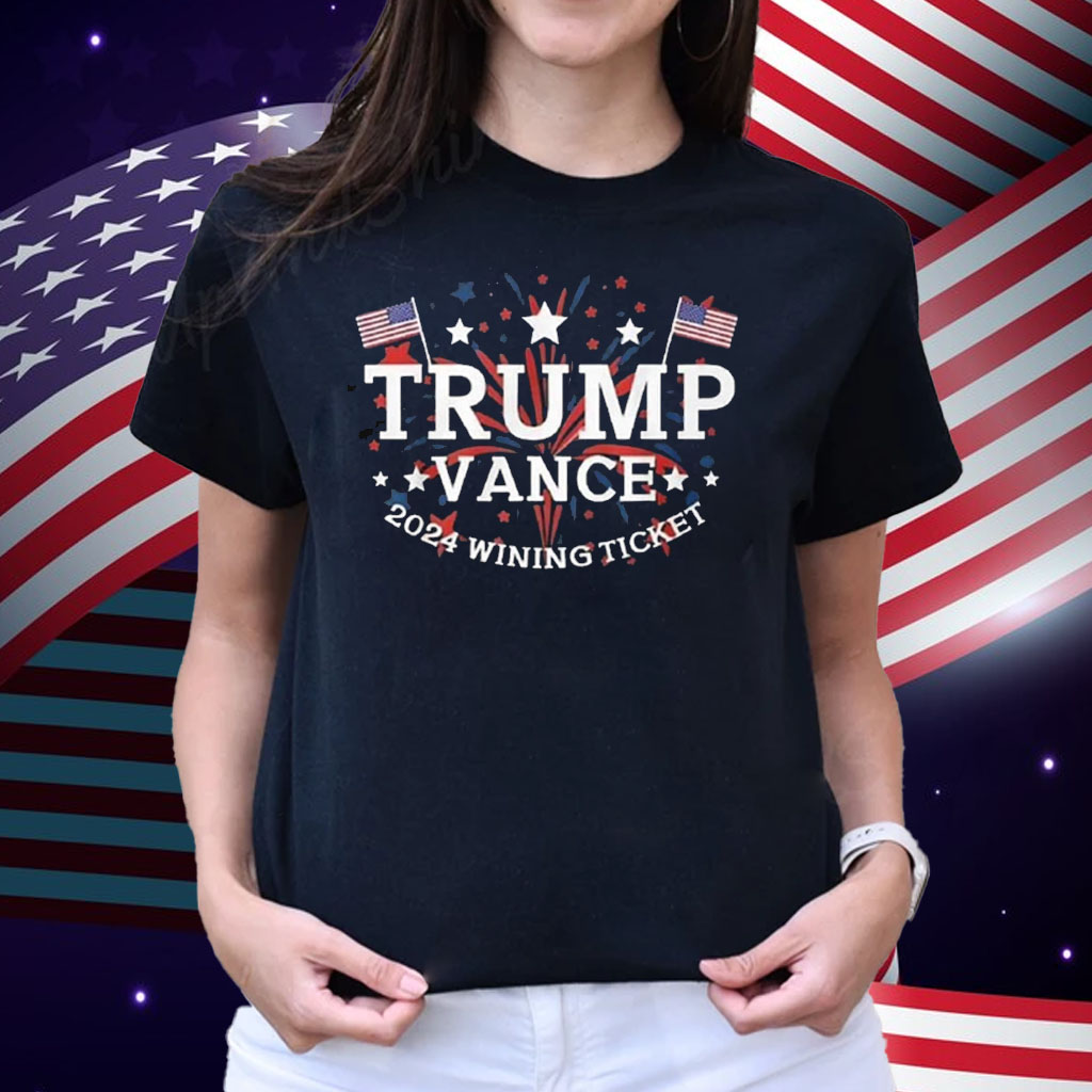 Congratulation Trump Vance 2024 Wining Ticket Shirt