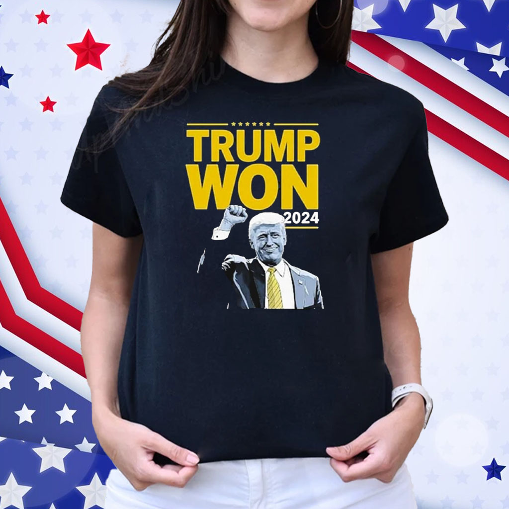 Congratulations Trump President Trump Won 2024 Shirt