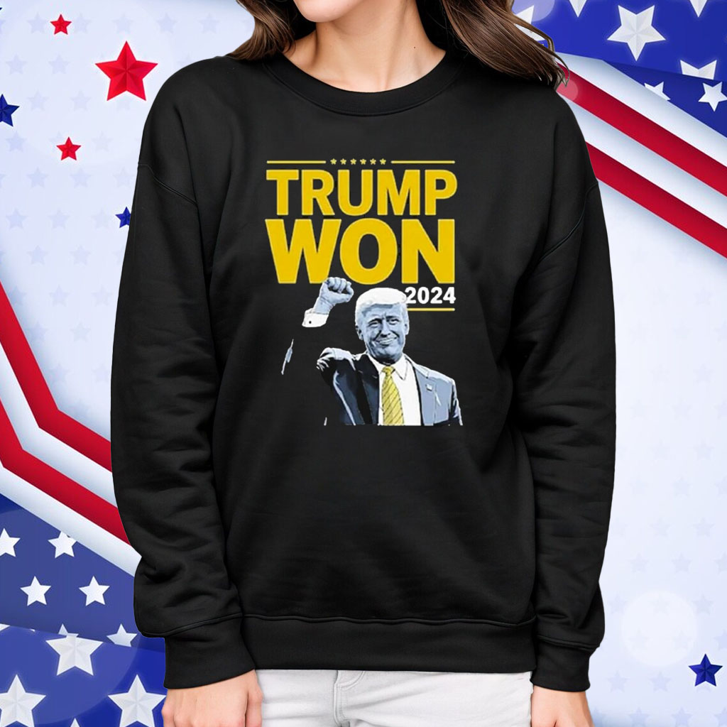 Congratulations Trump President Trump Won 2024 Shirt