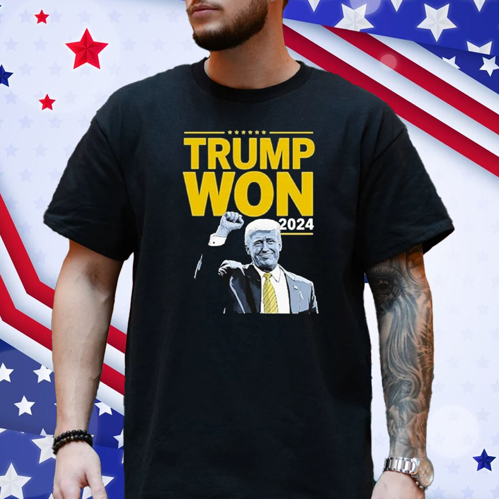 Congratulations Trump President Trump Won 2024 Shirt