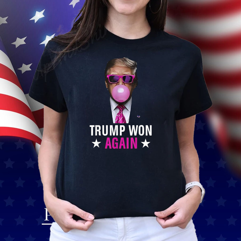 Congratulations Trump Won Again 2024 Election Vote President 47th American Shirt