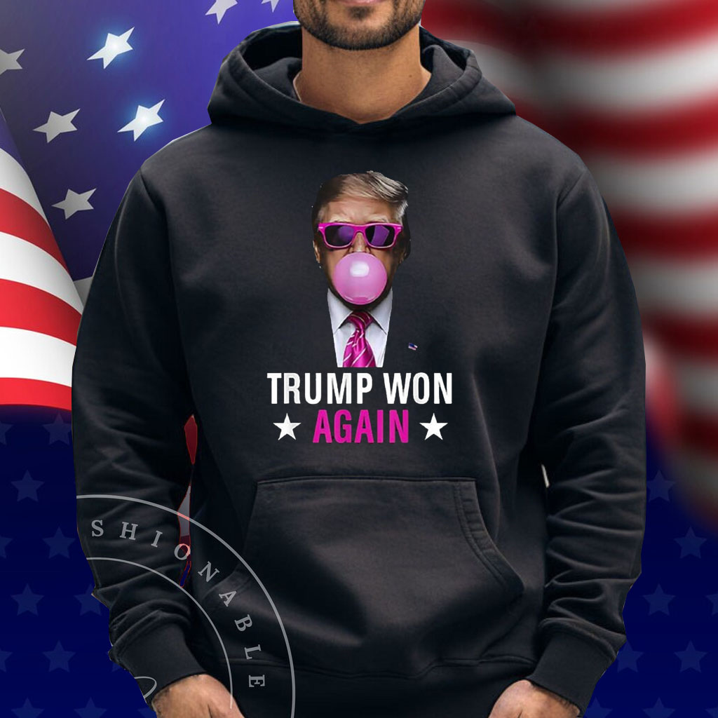 Congratulations Trump Won Again 2024 Election Vote President 47th American Shirt