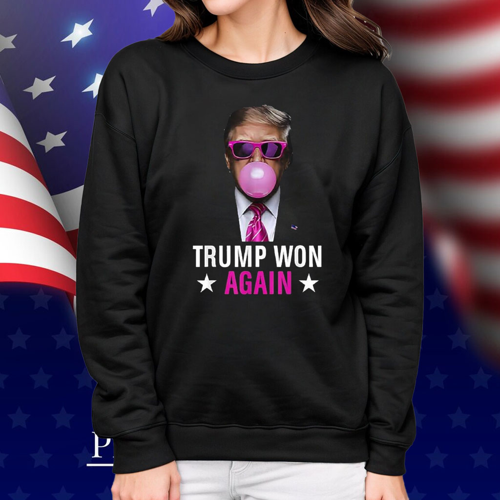 Congratulations Trump Won Again 2024 Election Vote President 47th American Shirt
