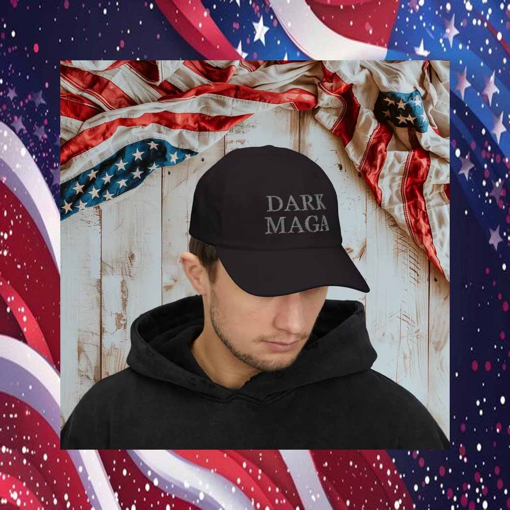 Dark MAGA Hat For Trump Hat