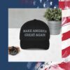 Dark Maga Elon Musk Black Make America Great Again 2024 Hat